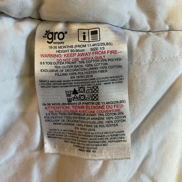 Grobag sleepsack 18-36m - Picture 3 of 4